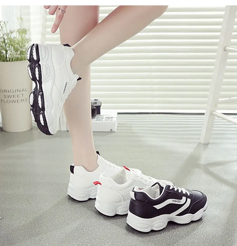 2019 tenis feminino женская обувь белые кроссовки basket zapatos de mujer на платформе chaussures buty кожа