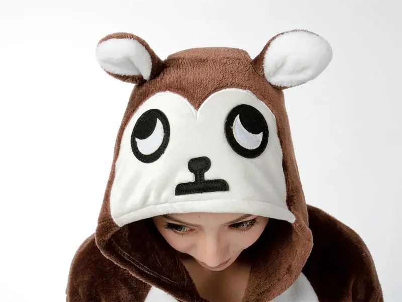 Мужские женские обезьянки взрослые животные комбинезоны Onsie пижамы C358 S/M/L/XL|onsies
