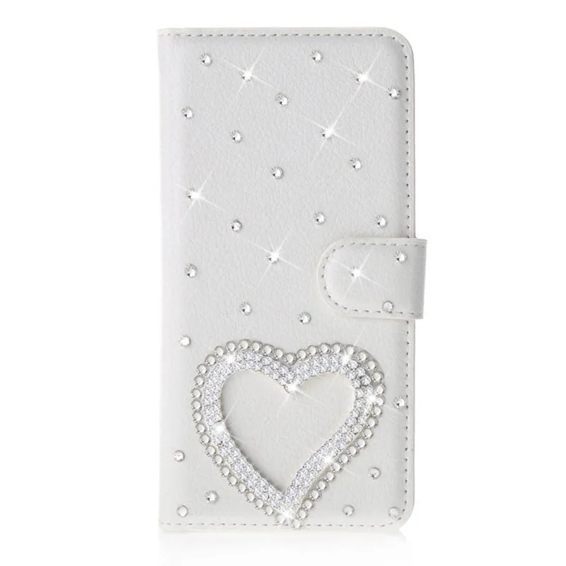 Кожаный чехол-кошелек со стразами для Sony Xperia X Performance M M5 M2 M4 AQUA XA3 Ultra xz4 compact hold glitter