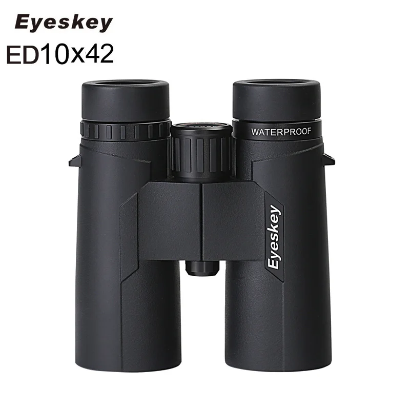 10x42 Eyeskey HD BAK4 SMC5 оптика 8x32/8x42/10x42 зум водонепроницаемый азот Монокуляр бинокулярный телескоп для охоты на открытом воздухе - Цвет: 10x42