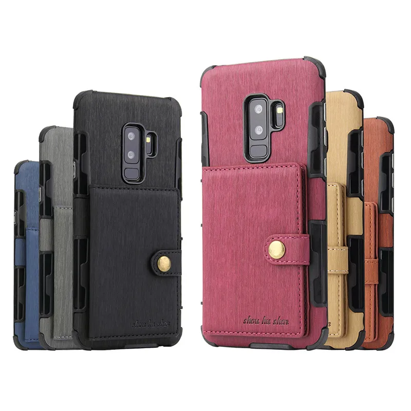 Роскошный кожаный чехол Not9 для Samsung Galaxy S8 S9 Plus Note 8 9 кошелек с отделением карт