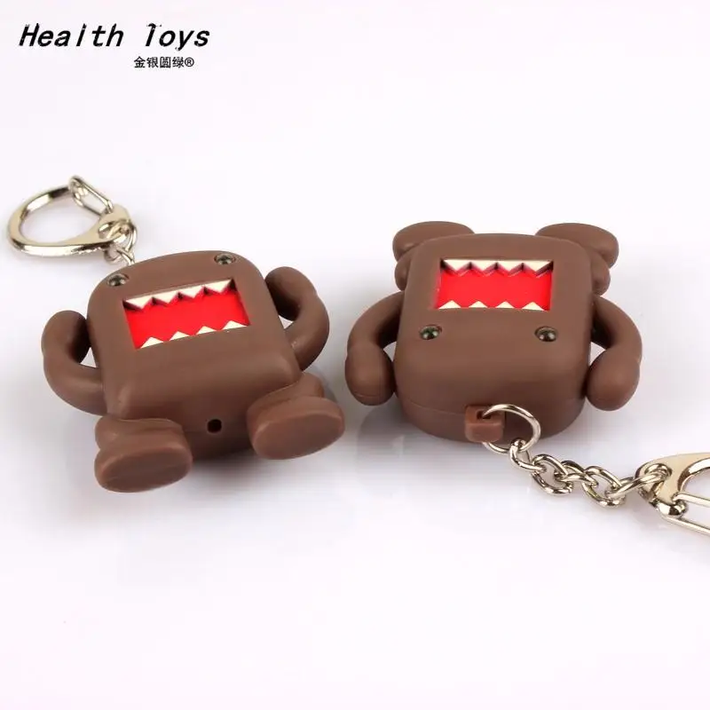 Так здорово! Ультра яркий светодиодный милый мини Domo kun фигурка игрушки фонарик