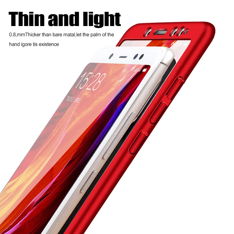 360 Полное покрытие чехол для телефона Redmi Note 7 5 5A P/Note полный защитный Xiaomi 9 9SE MAX3