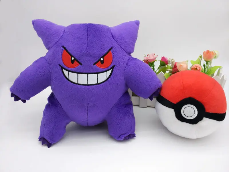 Покемон 2 шт. оригинальный Gengar красный мяч мягкая плюшевая игрушка кукла