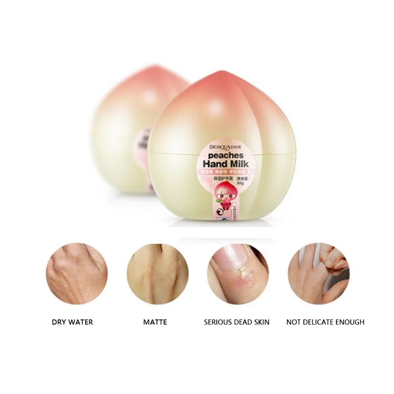 Увлажняющий крем для рук BIOAQUA Peach зимний увлажняющий ухода за кожей зимней защиты