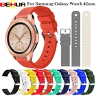 Ремешок силиконовый для часов, сменный спортивный браслет для Samsung Galaxy Watch 42 мм, 20 мм