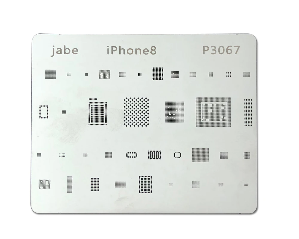 16 шт. полный набор шаблона для пайки трафарет реболлинга BGA IPhone 4 4s 5 5s 5c 6 + 6S 6s 7 SE 8
