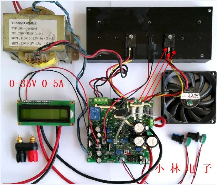 Регулируемый источник питания 0-35V 0-5A тестовый источник питания стабилизированный постоянный ток источник питания