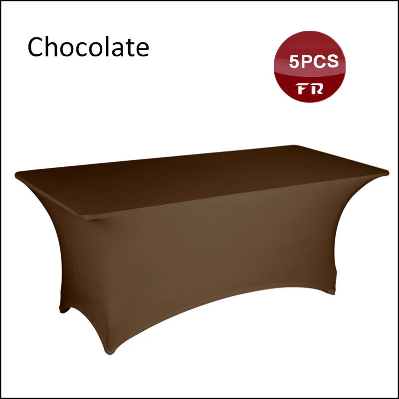 Бесплатная экспресс-доставка наволочки для стола из спандекса дешевые 6-8 футов