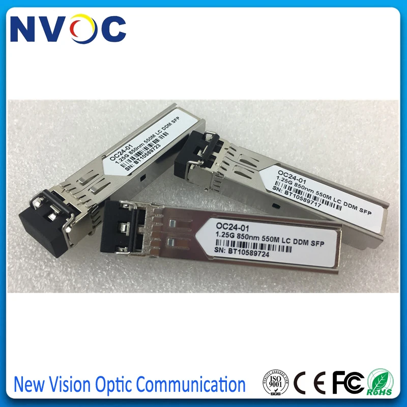 Совместим с Ubiquiti UF-MM-1G EdgeSwitch/внешним трансивером 1 25 ГБ/сек. SFP модуль MMF 850nm 550m |