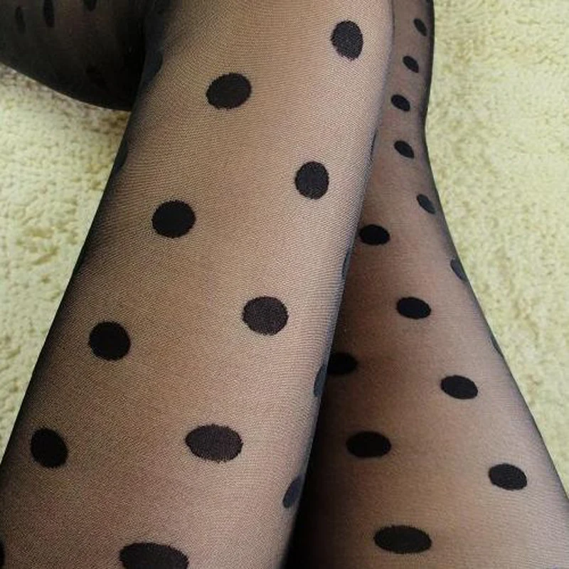 SP & CITY японский стиль женские колготки в горошек модные милые для девушек черные