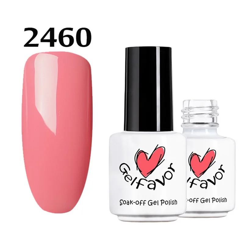 7 мл Нежный розовый цвет серии гель лак для ногтей стойкий маникюр Дизайн