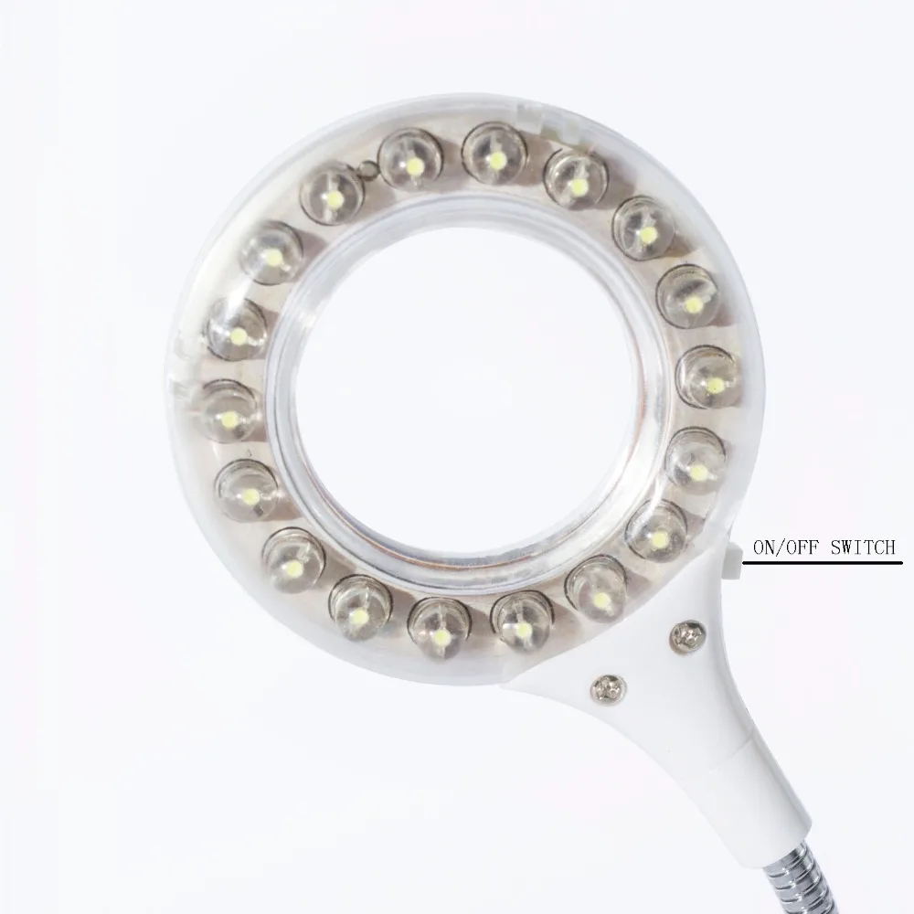 Гибкая Настольная лампа для чтения книг 18 LED USB перезарядка ночник ноутбука
