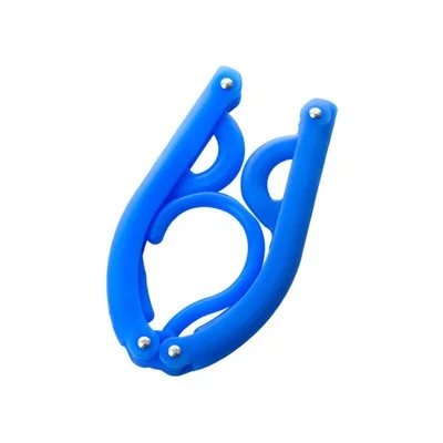 

2pcs/Lot Magic Creative Portable Folding Clothes Hanger Candy Color Anti Skid Universal Multifunctional Rack At Home Or Travel