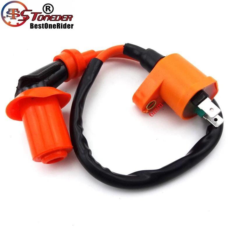 STONEDER Катушка зажигания для Honda NQ50 NB50 Elite Spree SA50 CH80 DIO TRX125 TRX200 TRX200D TRX200SX TRX250 EZ90 Quad Dirt Bike|ignition coil|dirt bike coilbike ignition coil |