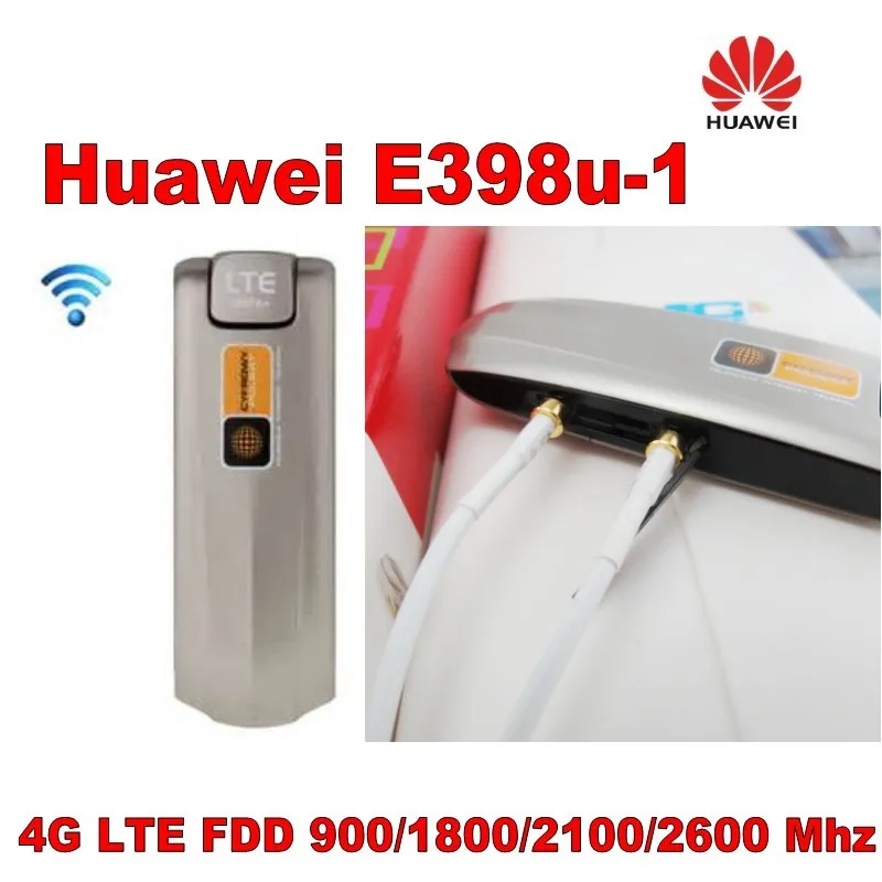 Новинка Huawei E398 4G LTE скоростной прибой Стик модем ключ 100 Мбит/с e398u 1 + 49dbi TS9