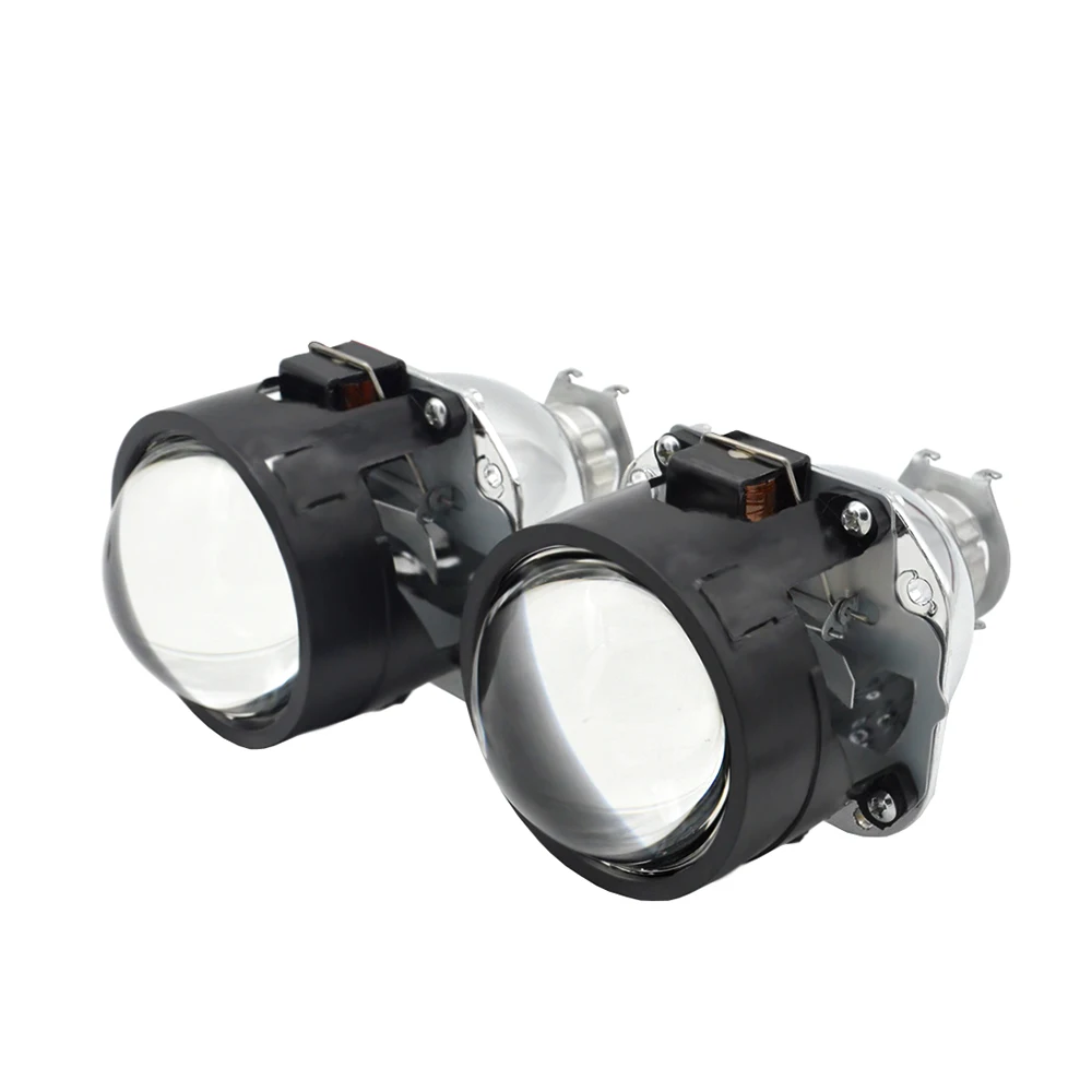 Стайлинг автомобиля Mini HID H1 2 5 дюйма Биксеноновые линзы проектора кожухи маска
