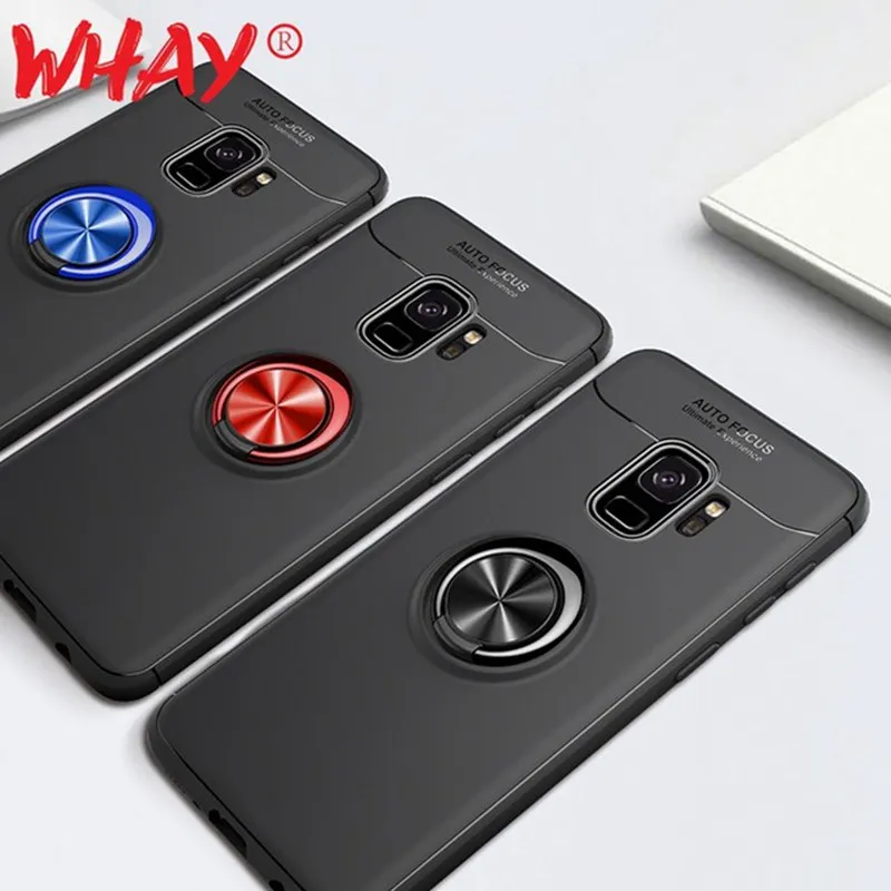 Силиконовый чехол для Samsung Galaxy S9 S8 Plus Note 9 Магнитный держатель J3 J5 J7 2017 J4 J6 J8 A6 2018