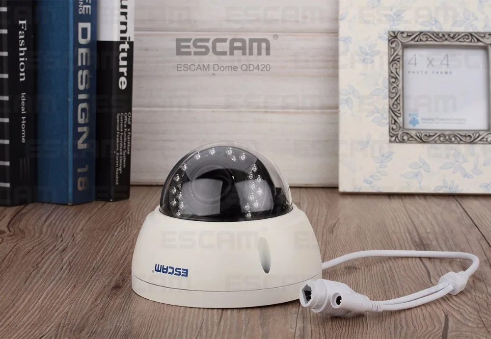 Escam QD420 открытый IP66 Водонепроницаемый видеонаблюдения Wi Fi IP Камера 4MP Onvif P2P ИК