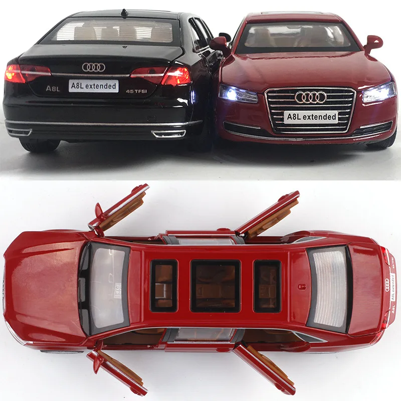 1/32 Лицензионная модель 19 5 см (удлиняющаяся Audi A & L литьем под давлением