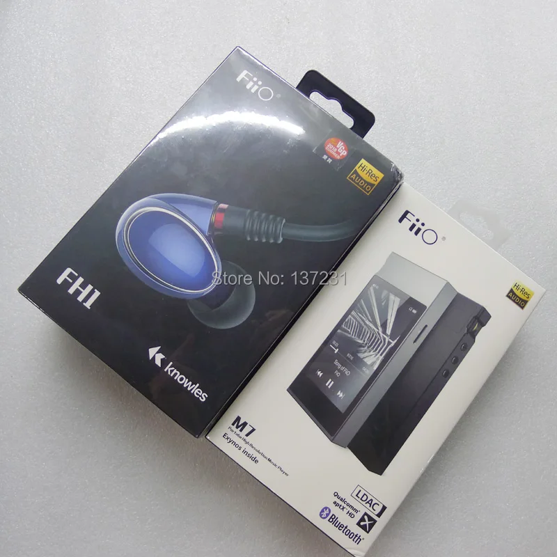 FiiO M7 MP3 плеер+ FH1 наушники Bluetooth aptX-HD LDAC Hi-Res Android музыкальный плеер с fm-радио MP3 lcd музыка fm-радио hifi