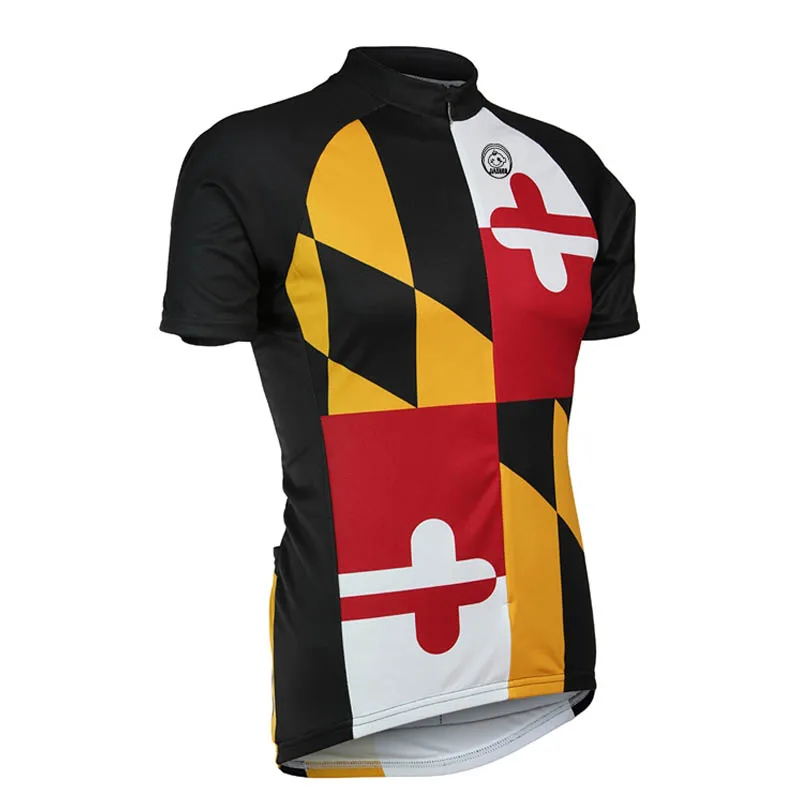 Мужская велосипедная одежда летняя дышащая с флагом Мэриленда | Спорт и