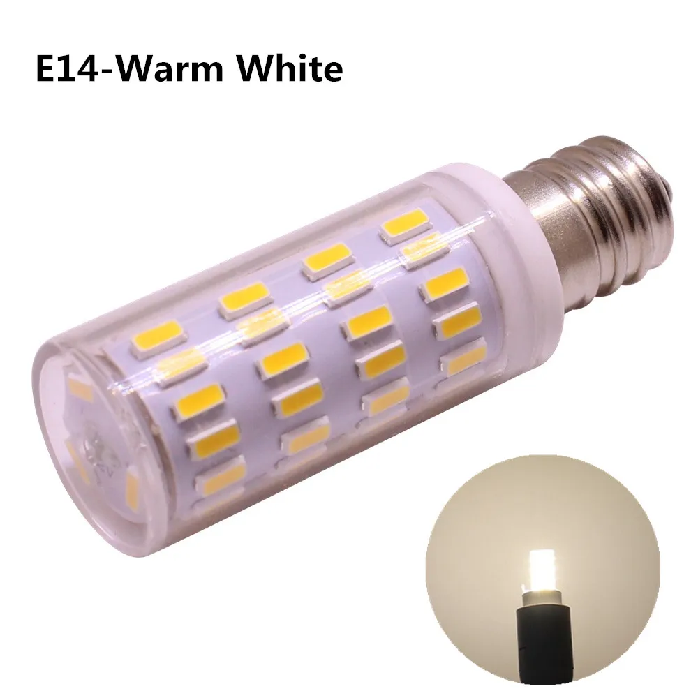 E14-Warm White E12 E14 Мини светодиодный светильник-кукуруза 3 Вт 12 В заменяет 30 Вт галогенный светильник SMD 4014 300 люмен белый теплый белый для внутренней люстры - Испускаемый цвет: E14-Warm White