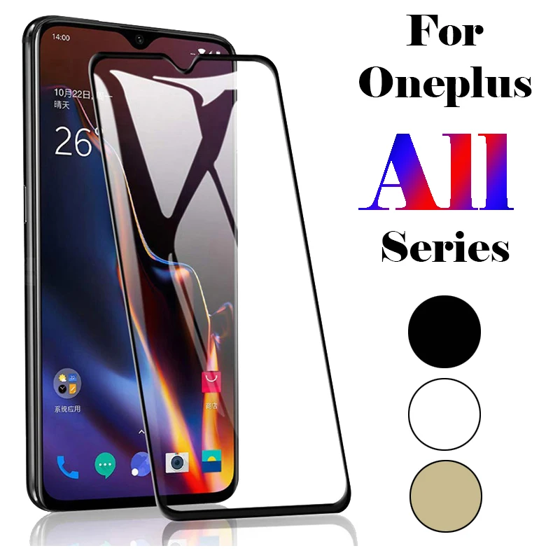 Для Oneplus 6 защитная пленка для экрана из закаленного стекла One Plus T 7 5 3 3T Tremp 9H HD