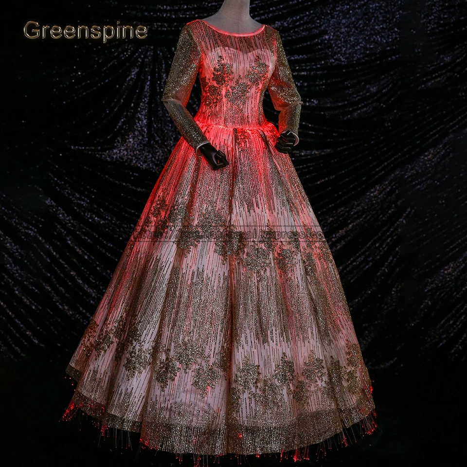 Световой волоконно-оптической свадебное платье Robe BLANCHE Mariage, на шнуровке, светящиеся в темноте светодиодный Свадебные платья индивидуальный заказ