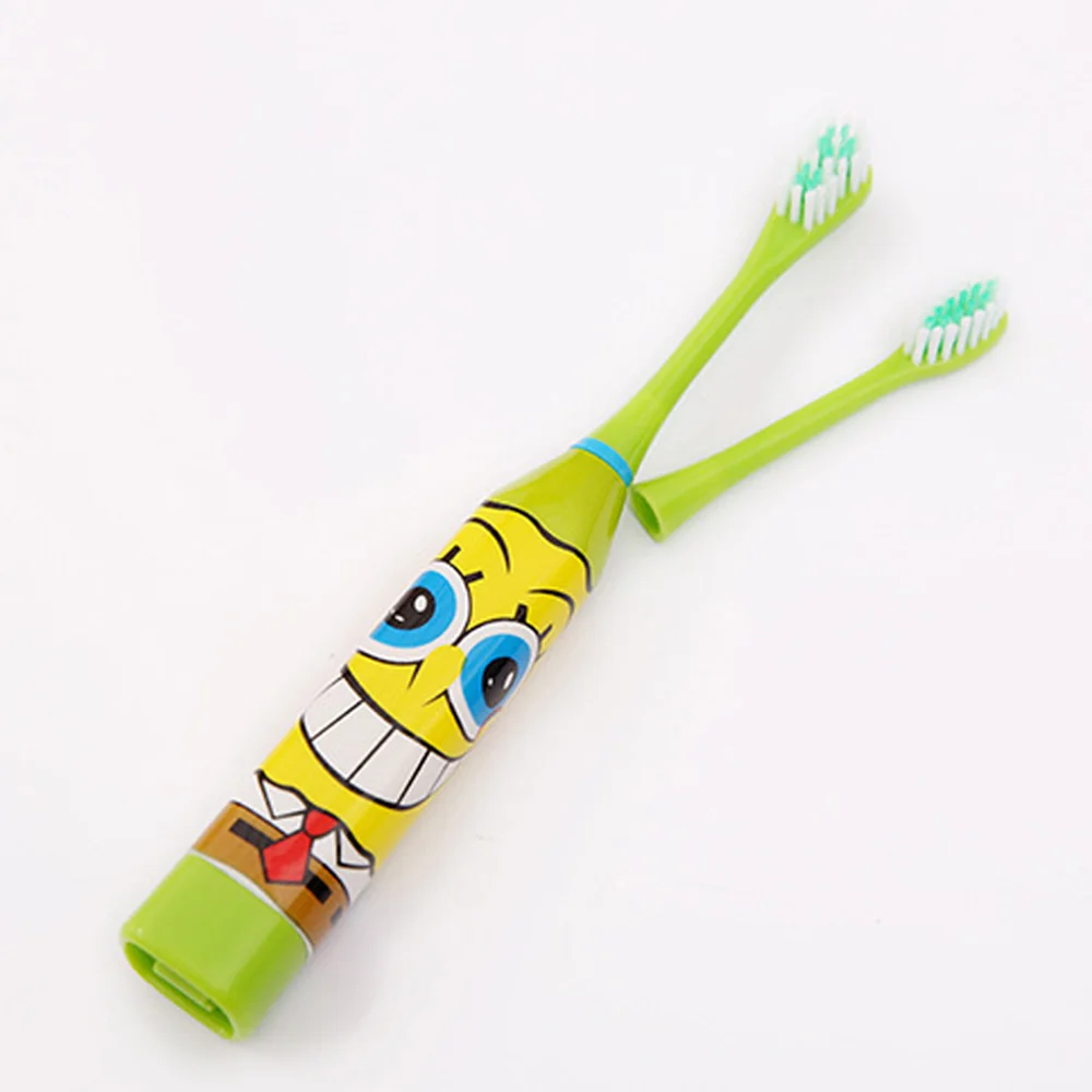 Электрические зубные щётки дети с 2 шт. головок батарея тип для ультра мягкий