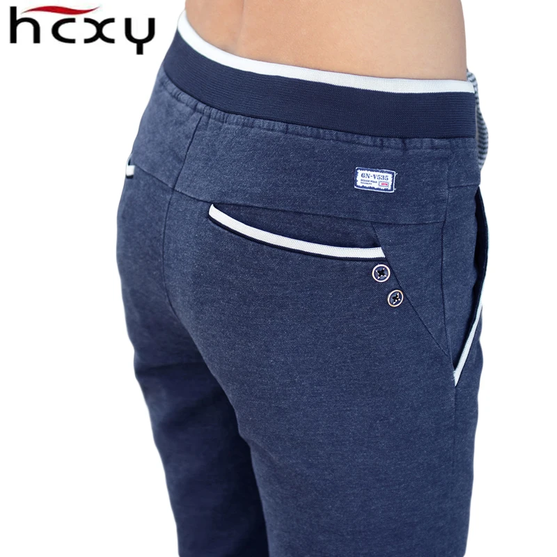 HCXY 2019 Новый Демисезонный мне повседневные штаны Для мужчин s эластичный пояс