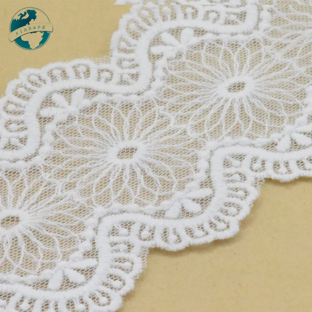 7 5 см шириной хлопок вышитый кружевной край шитье гипюровые ленты отделка