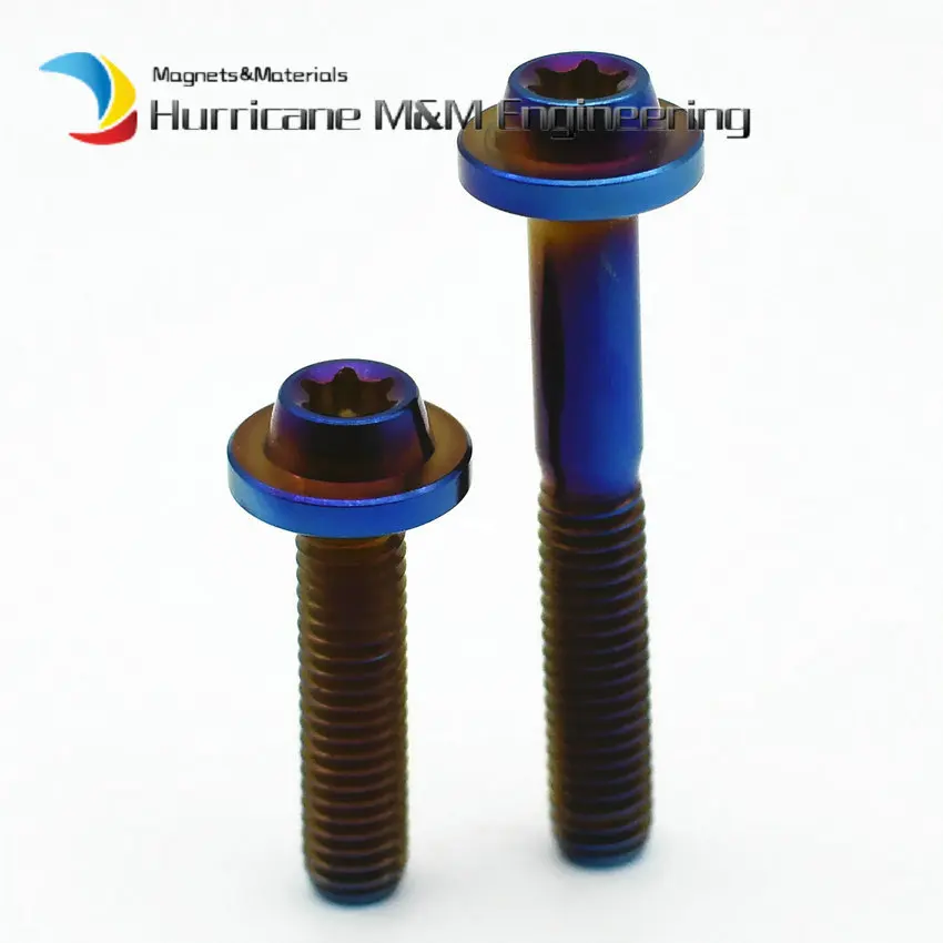 2 шт. Rider модификация Ti болты M6 x30-80mm Модифицированная колонна торкса головка горит