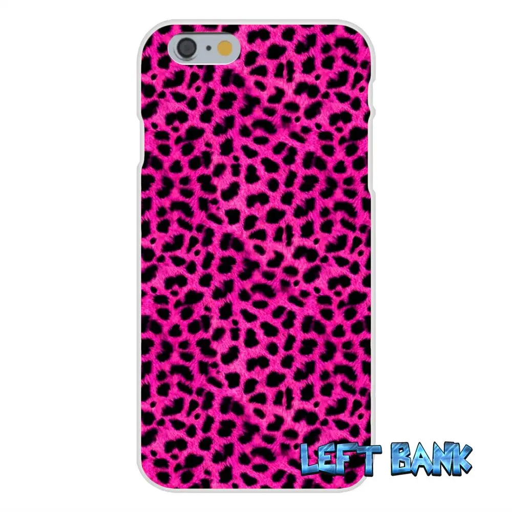 Черный и розовый Леопардовый Мягкий Силиконовый ТПУ Прозрачный чехол для Samsung