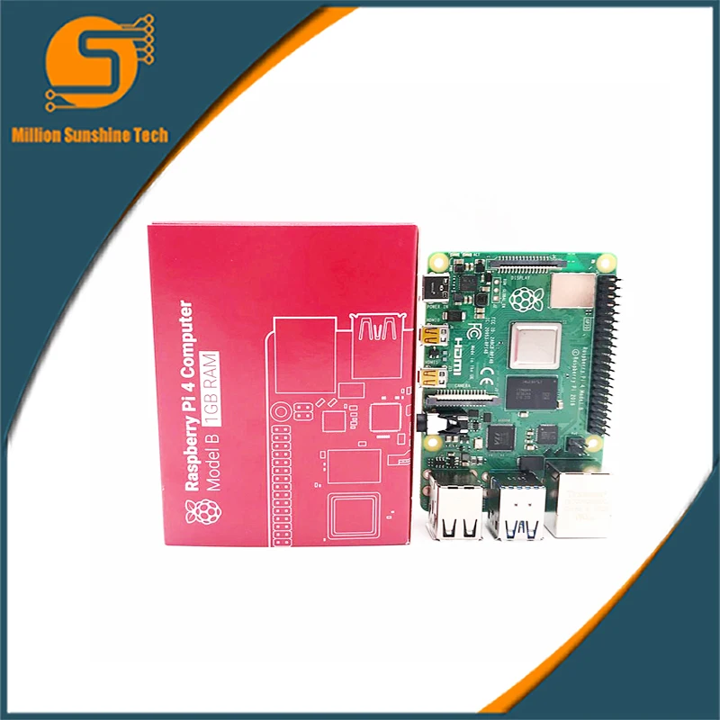 Последние Raspberry Pi 4 Model B с 1/2/4GB Поддержка 2,4/5,0 ГГц WI-FI Bluetooth 5,0