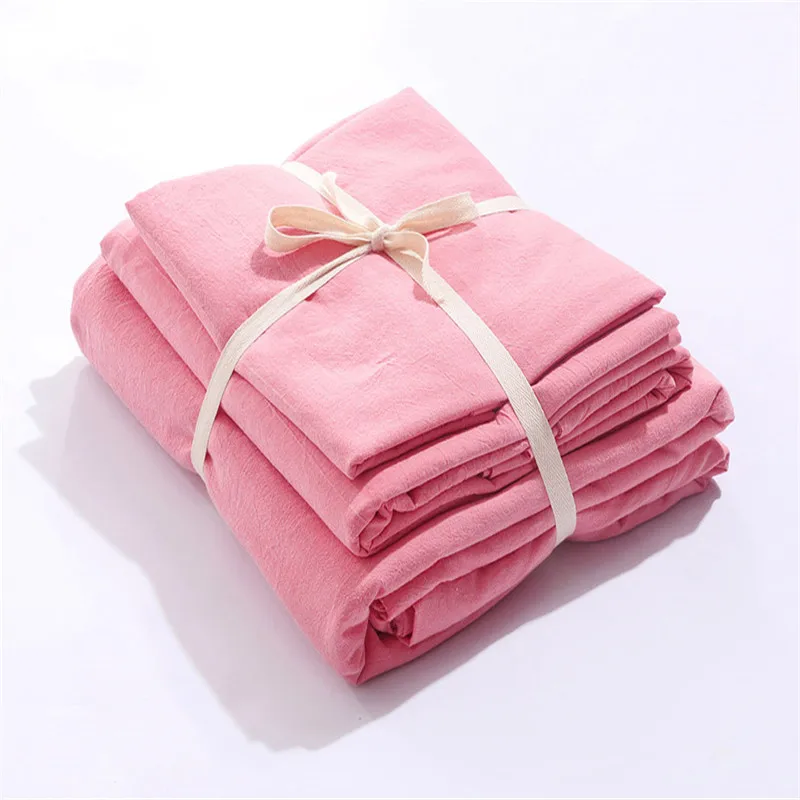 Постельных принадлежностей 100% хлопок розовый домашний текстиль Прекрасный