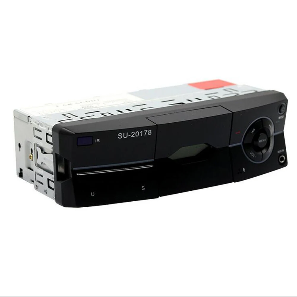 Автомагнитола 1DIN Bluetooth FM стерео поддержка автомобильного держателя USB MP3 WMA SD AUX