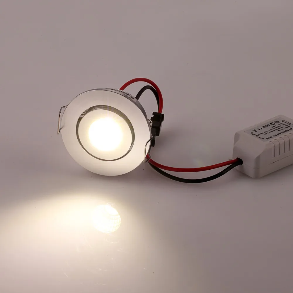 

10pcs LED Downlight 3W Dimmable Spot Light COB 110V 220V Lighting Fixtures Recessed Ceiling Lights Indoor Light for bedroom
