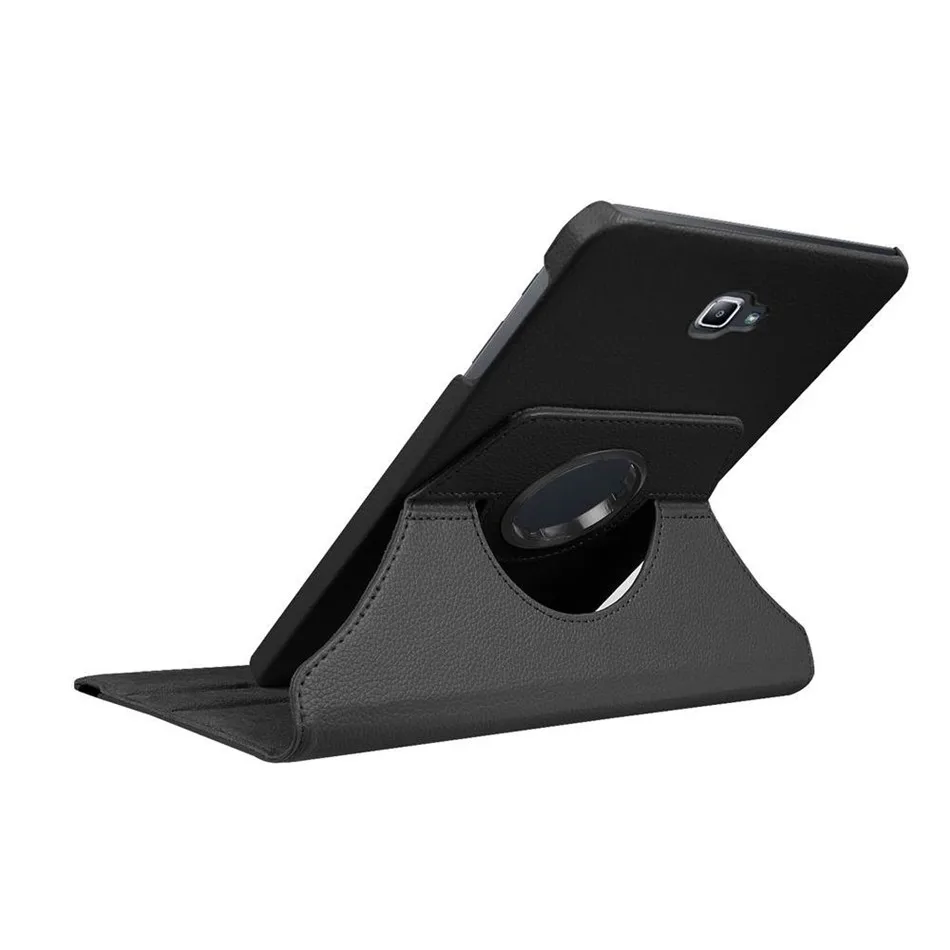 Кожаный чехол-подставка с поворотом на 360 градусов для Samsung Galaxy Tab A a6 10 1 2016 T580 T585
