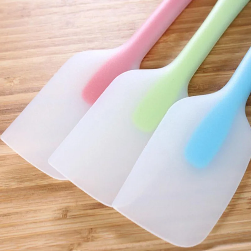 Silicone Cream Spatula Cream Brush Baking Oil Brush Nylon Handle Mixing Shovel Butter Scraper Flour Scrapers 5 Optionals