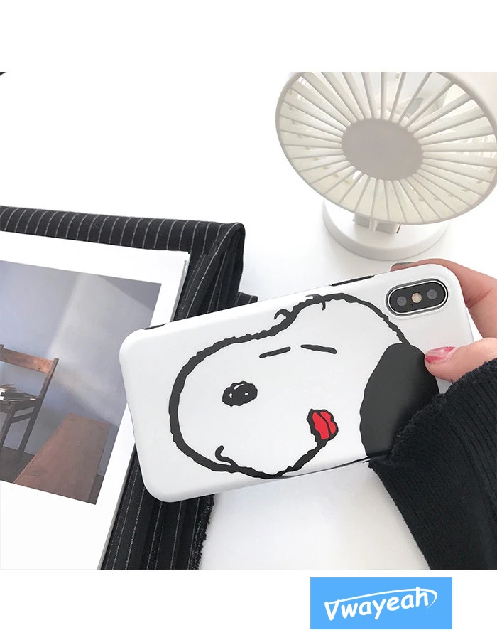 Ins/Лидер продаж для iPhone x 10 6 7 8 плюс Kawaii Коробки наклеивания язык собака прекрасные