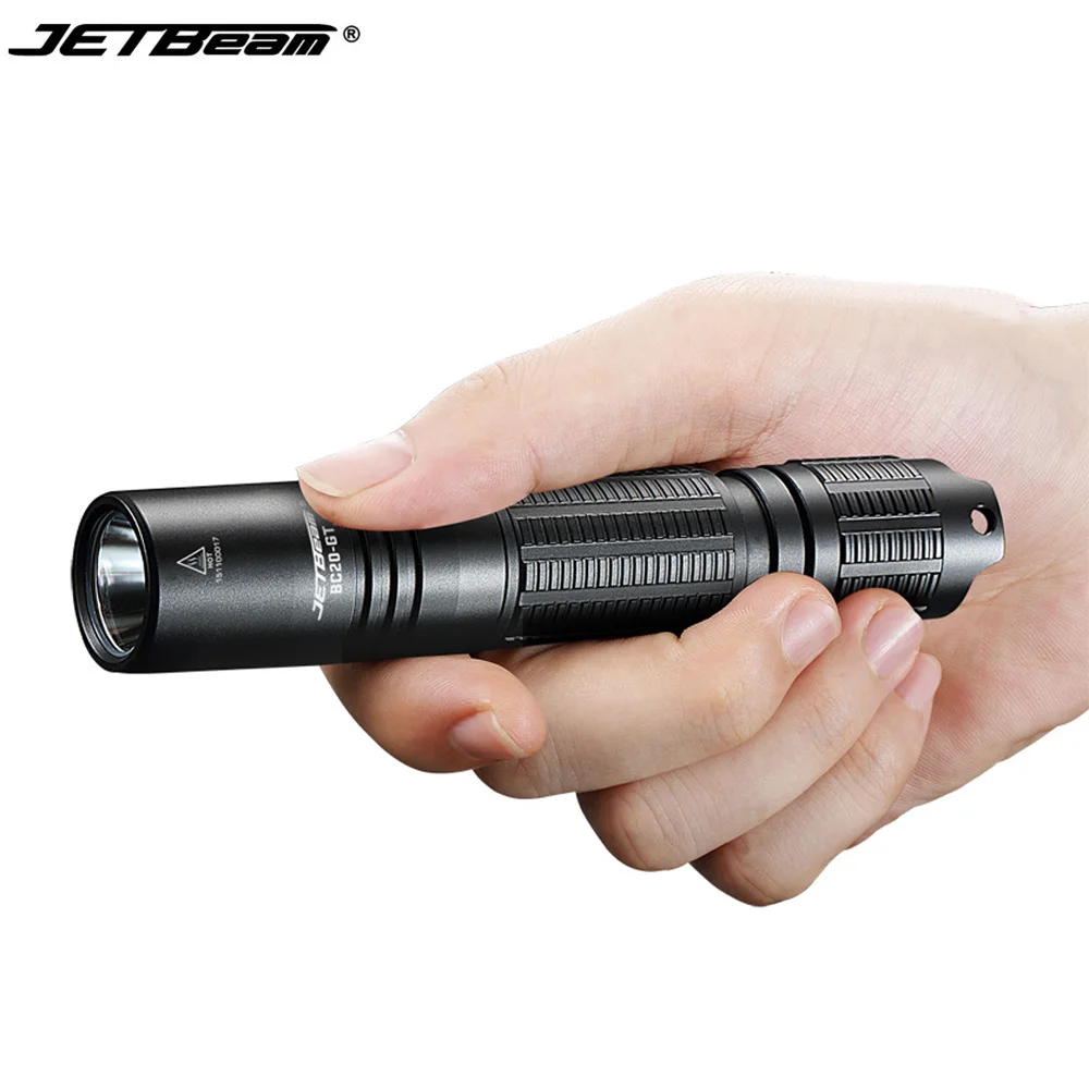JETBeam BC20 GT фонарик с USB подзарядкой CREE XP L HI max 1080 люмен луч бросок 260 метра уличный +