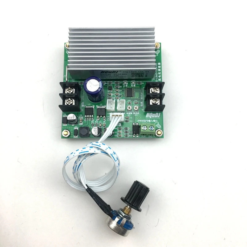 Расширенный Постоянный ток 12 60 в широкое напряжение PWM DC регулятор скорости