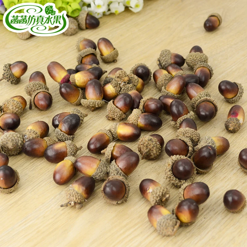

Natural unwitting acornhead pinecone dried fruit decoration home accessories photography props