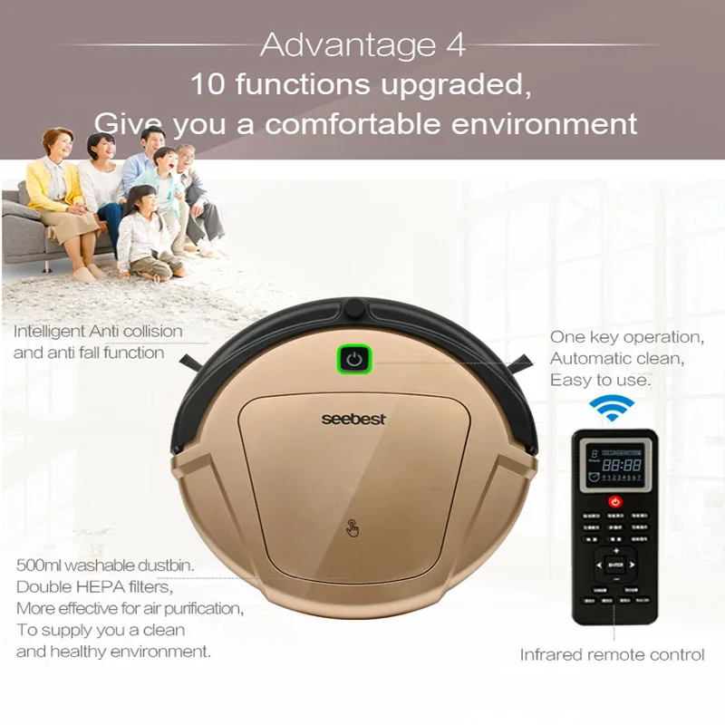 Smart Sweeping Robot Sweep Suction Machine Robotic Vacuum Cleaner Sweeper | Бытовая техника