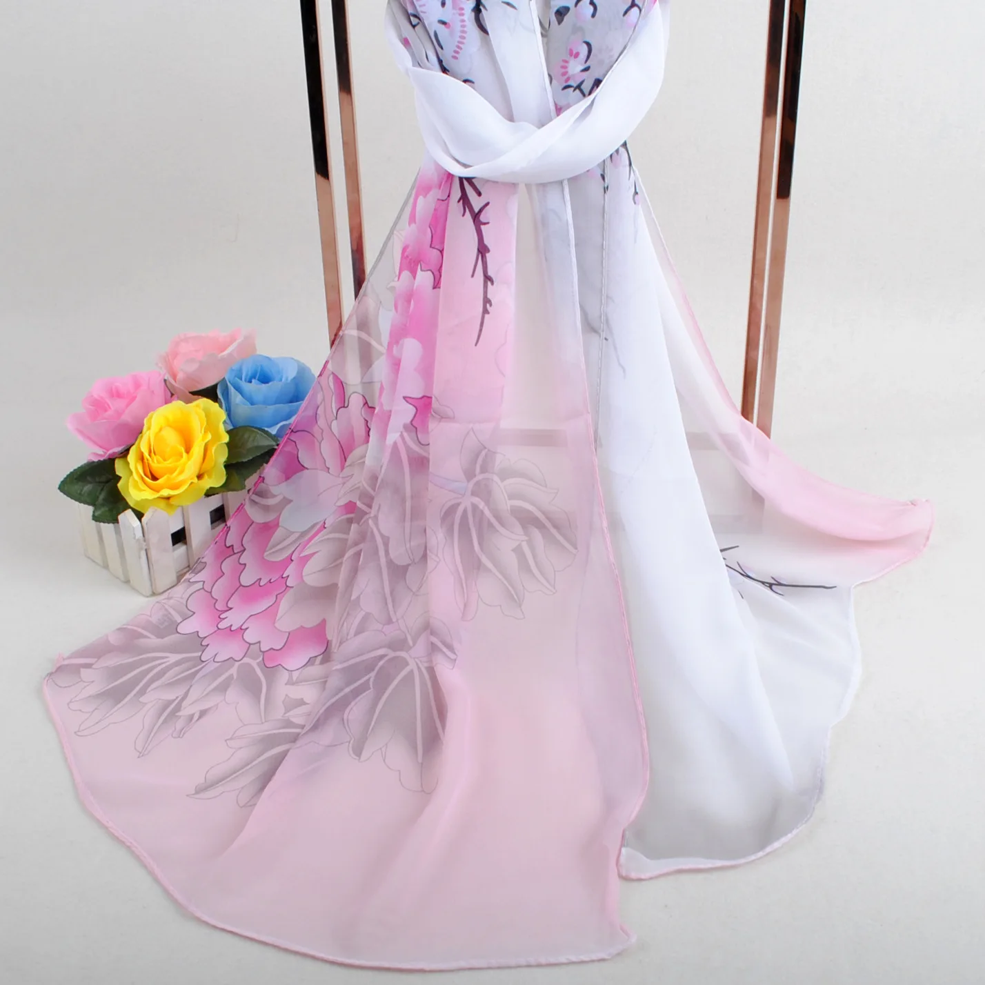 Женский осенне-зимний шарф с кисточками испанские брендовые зеленые вискозные