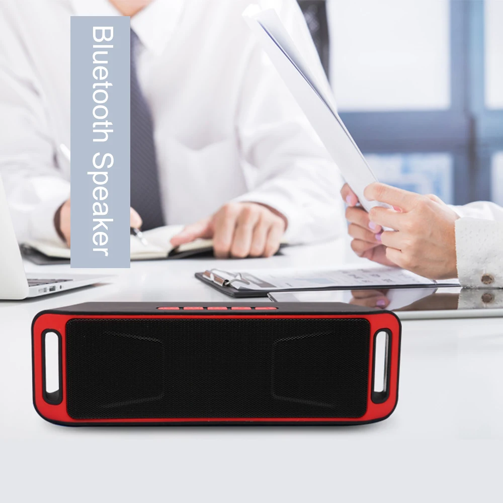 SC208 беспроводной Bluetooth динамик компьютер мини двойной динамик портативный маленький стерео автомобильный сабвуфер Поддержка Bluetooth Прямая поставка