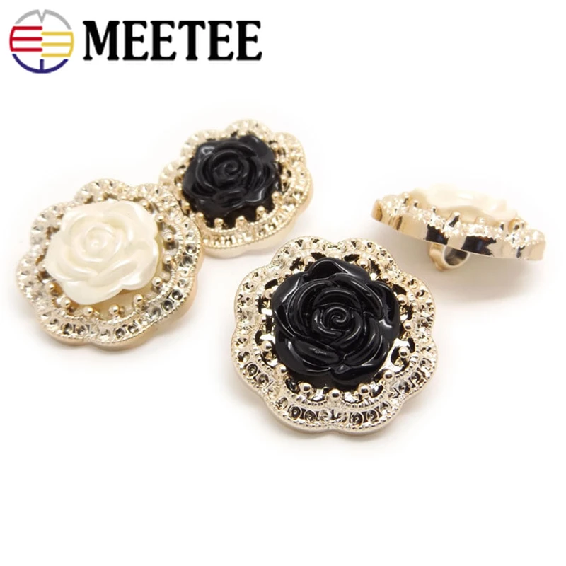 Meetee 18/21/23 мм 10 шт Матовый золотистые металлические пуговицы Модные Для мужчин костюмы кнопка для пальто куртка застежка DIY Швейные аксессуары D4-13