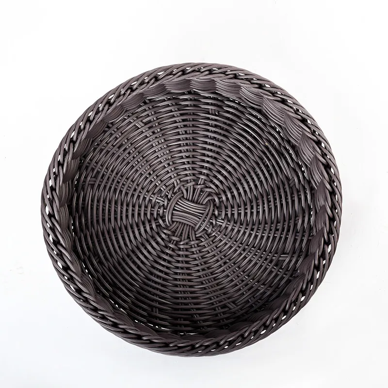 Подвижная подставка из ротанга для торговых центров|Подставки хранения и