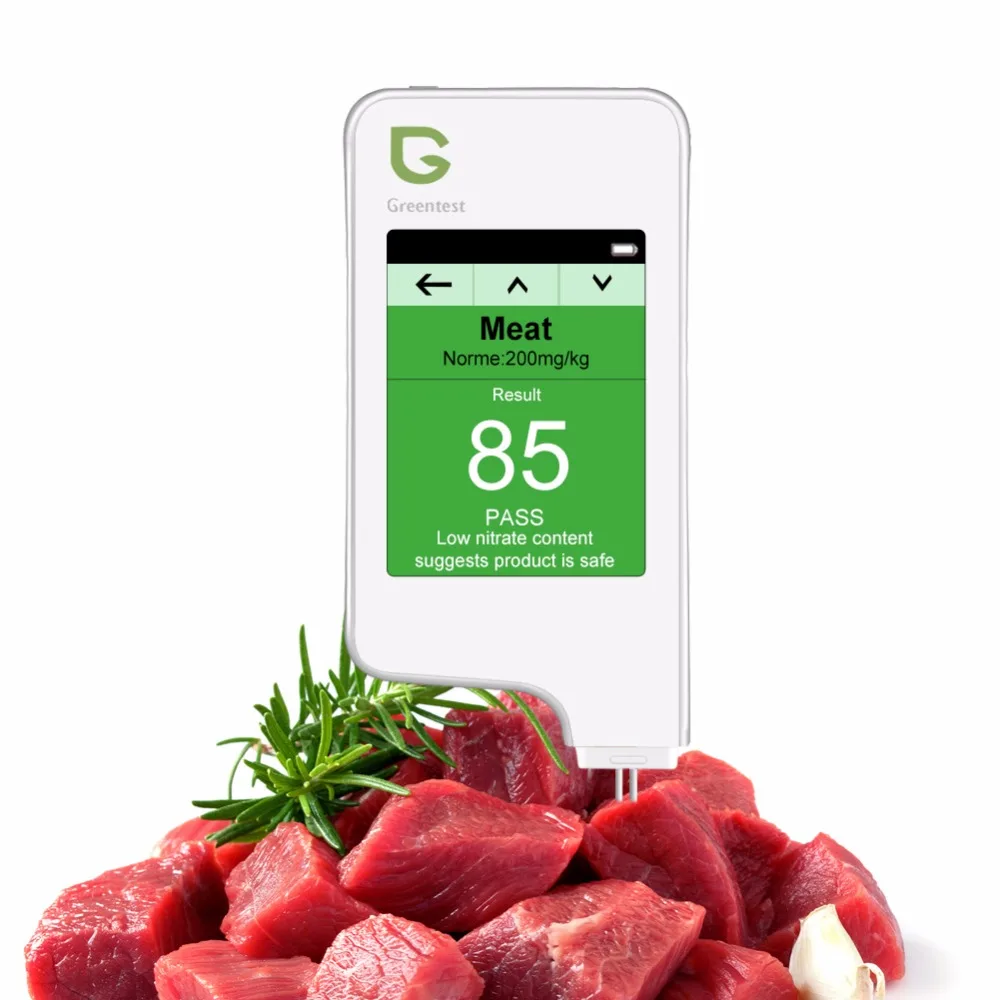 GREENTEST 2 Цифровой Еда нитратный тестер фрукты овощи мясо нитрат обнаружения здоровье и гигиена еда экологический Безопасность детектор